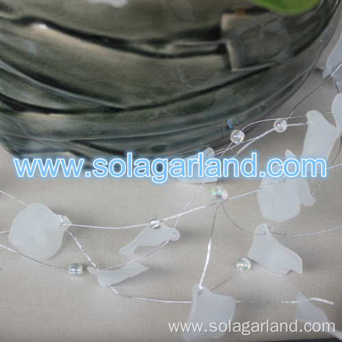 Acrylic Flower Beaded Garland For Wedding Decor